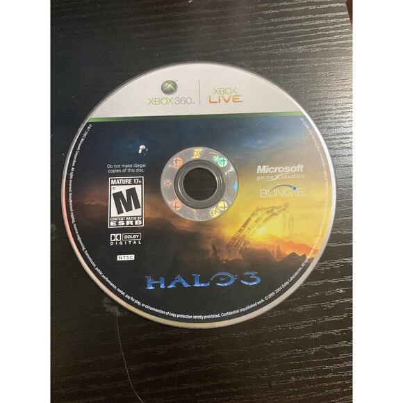 Halo 3 XBOX 360  2007 Game Disc Only No Manual Video Game - Picture 1 of 5